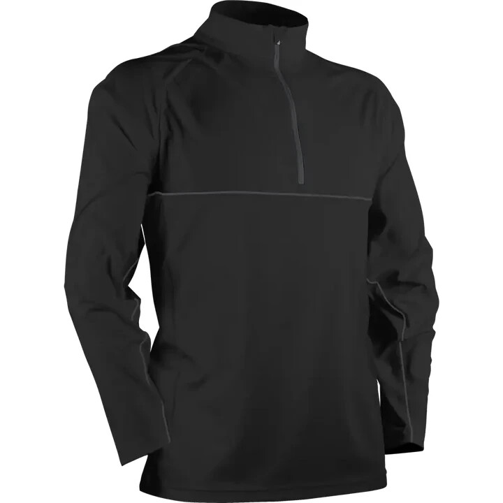 Under Armour Storm Windstrike Mens 1/2 Zip Golf Top - Black Under Armour Storm Windstrike Mens 1/2 Zip Golf Top - Black