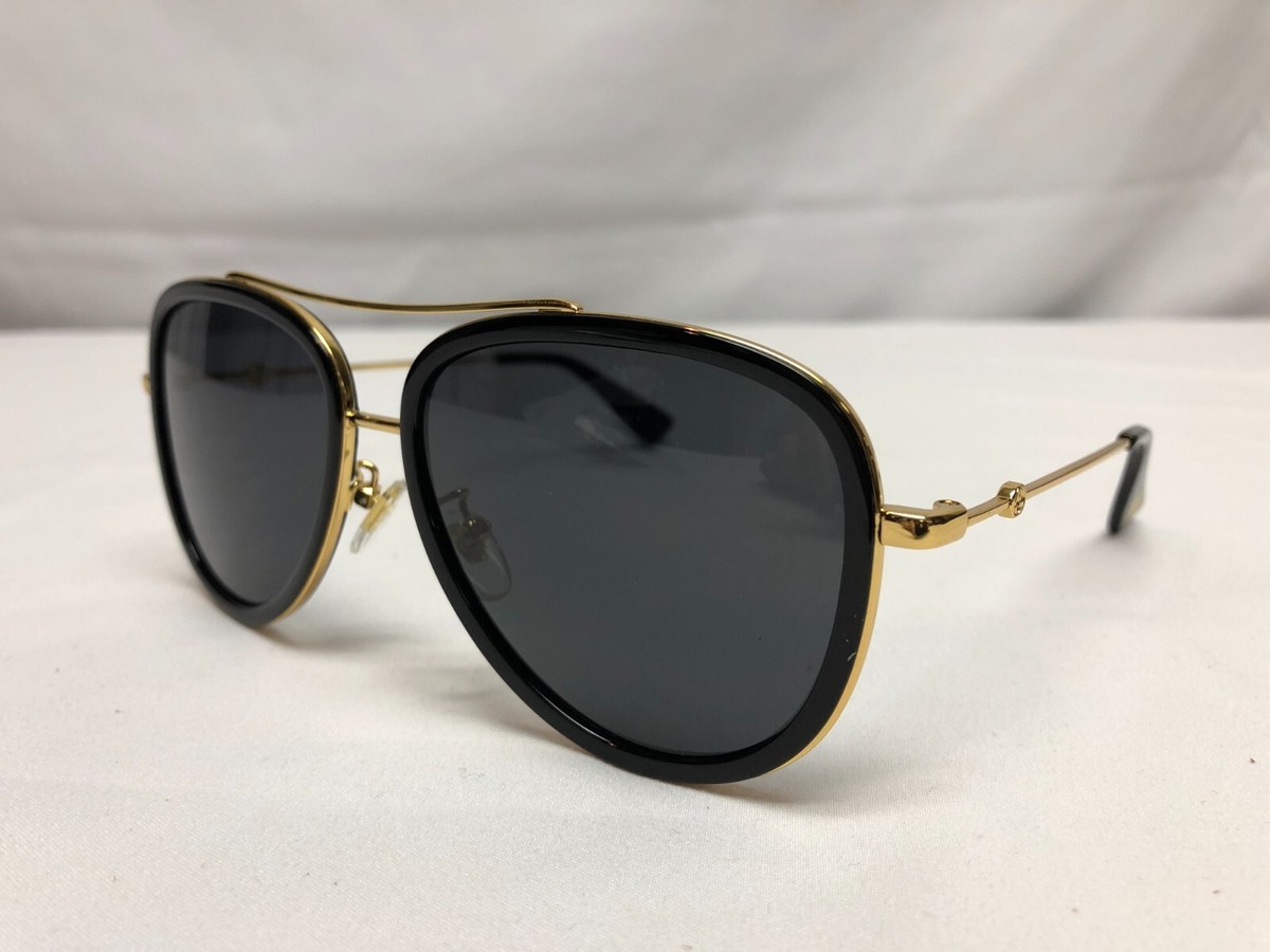 GUCCI GG 0062S ブラック サングラス　ヴィンテージ Gucci GG0062S Aviator Sunglasses in Black Polarized