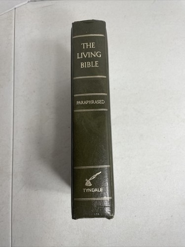 The Living Bible Paraphrased Tyndale 1971 good. Hard Cover - Picture 3 of 14