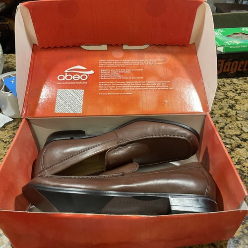 ABEO Biomechanical Leather Loafers Men’s Size 11.5 N Footwear Cognac US - Picture 11 of 14