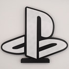 PlayStation Logo Sign, 3D Printed Video Game Shelf / Desk Art