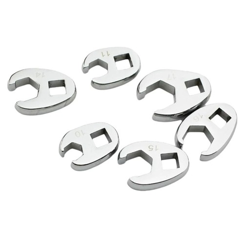 10 Pcs Nuts Open End Spanner 10 To 22mm Horn Wrench Head Crows Foot Spanner - Picture 8 of 12