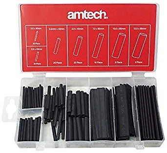 AMT TECH Heat Shrink Wire Wrap Assortment (127 Pieces )