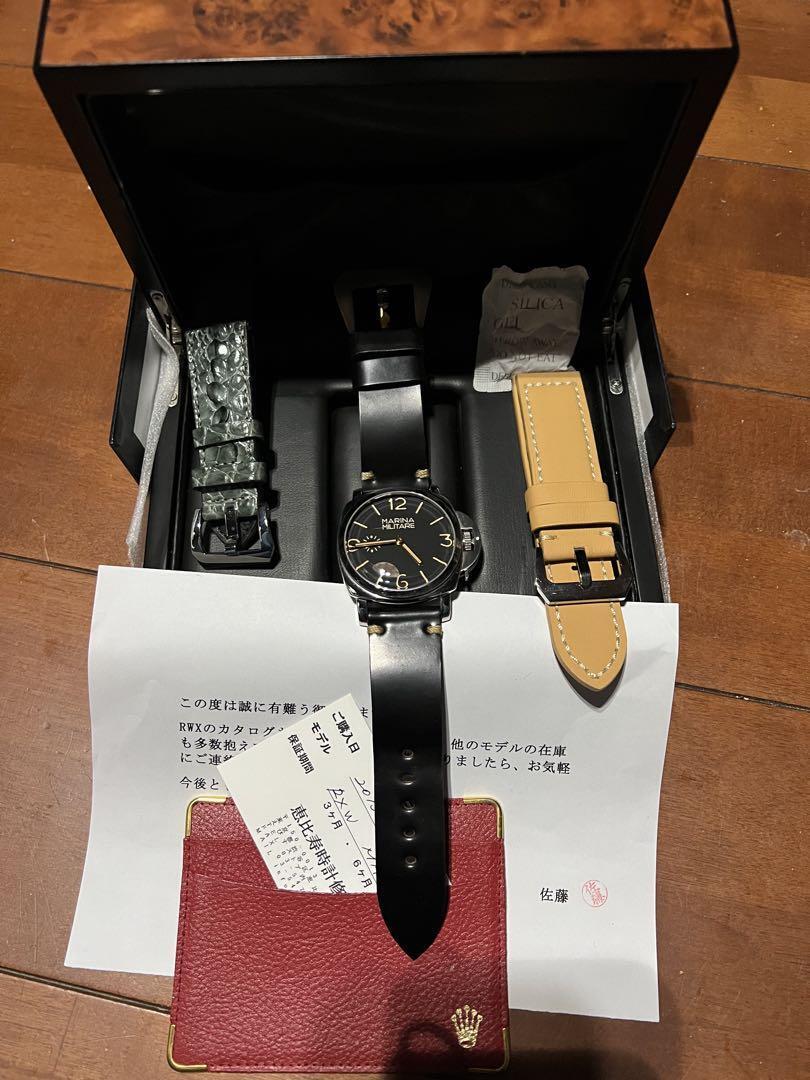 RXW Marina Militare Unitas 6497 Hand-Wound Watch 47mm Black RXW Marina Militare Unitas 6497 Hand-Wound Watch 47mm Black
