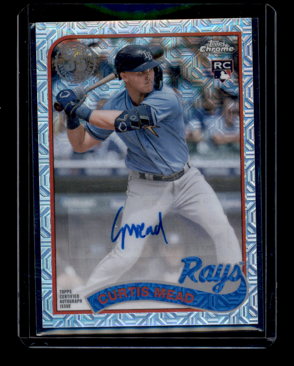 2024 Topps Series One 1989 Silver Pack Auto T89C-53 Curtis Mead 266/299 RC