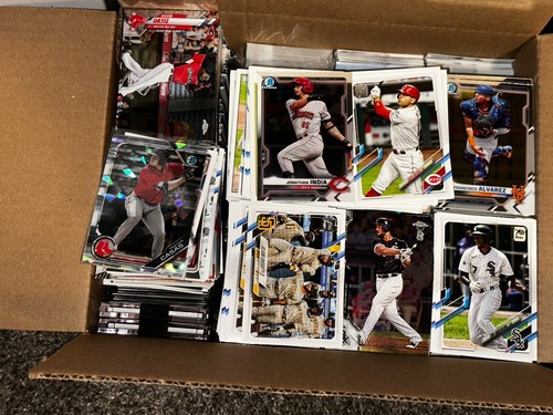 Medium Flat Rate Box of Baseball & other Cards Lot Topps Mix Stars Commons Base