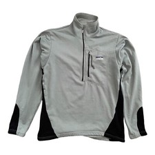 Patagonia Sweater Women's Small Gray Regulator Pullover Thermal Fleece USA Made