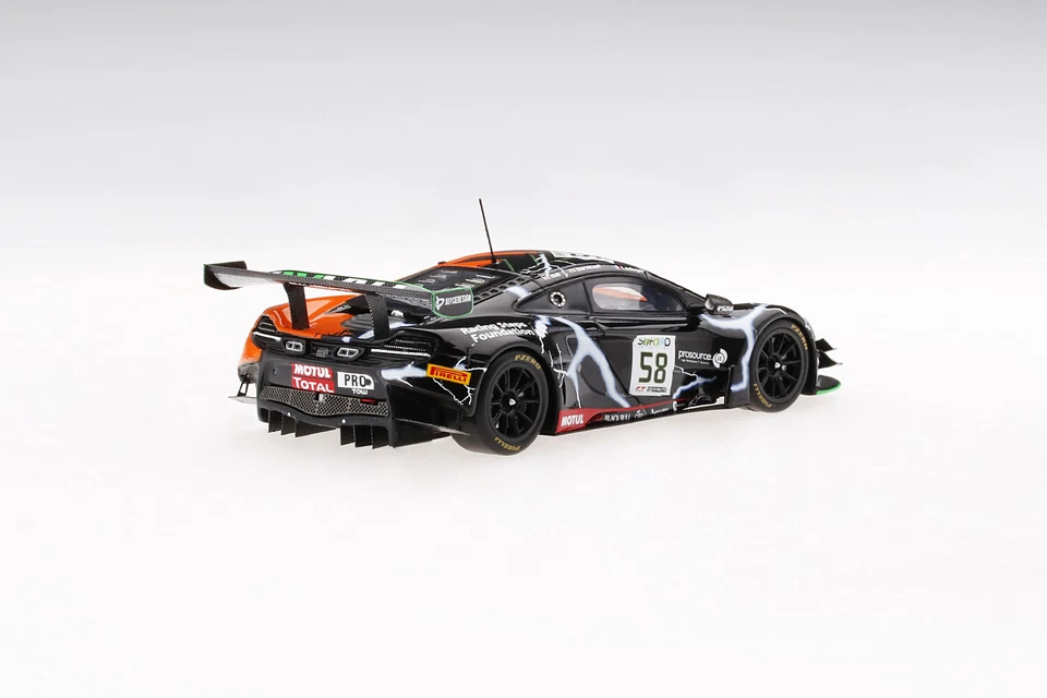 TSM430345 - 1/43 MCLAREN 650S GT3 NO.58 2017 SPA 24 HRS (RESIN) - Image 4 of 4