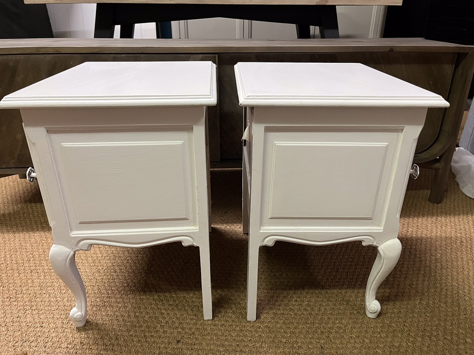 Vintage French Style Bedroom Furniture Set, Wardrobe/bed/pair Of