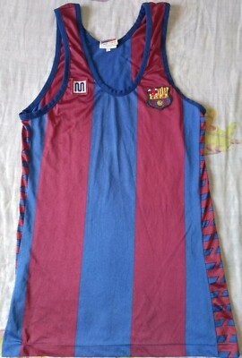 Camiseta Maillot Shirt BARCELONA Basket Meyba Years 80 Size M Vintage Luxe  | eBay
