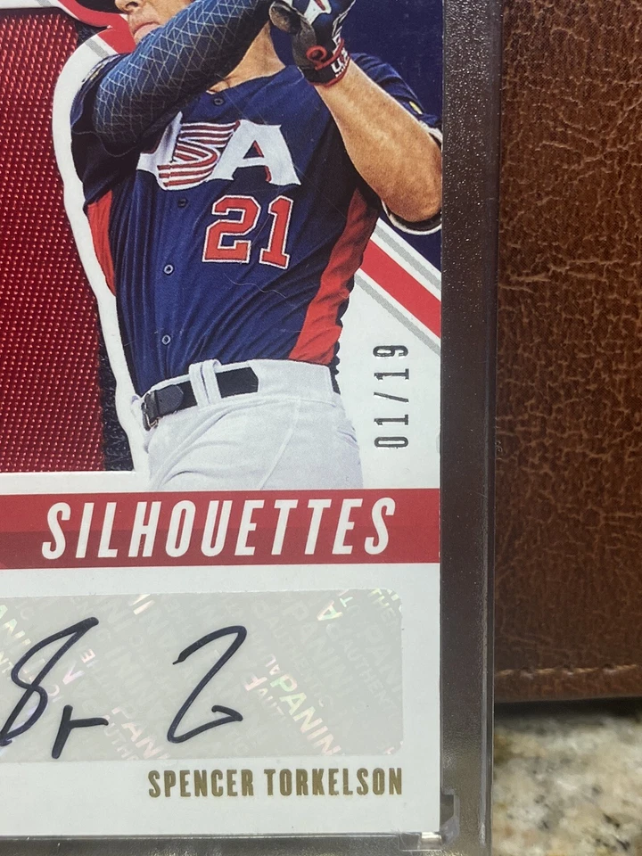 Spencer Torkelson 2020 Panini USA Stars & Stripes RC Patch AUTO 1/19 Rare 🔥🔥🔥 - Image 2 of 4