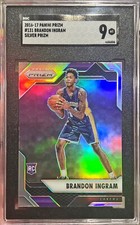 2016-17 Prizm Brandon Ingram Rookie Silver Basketball Card #131 SGC 9