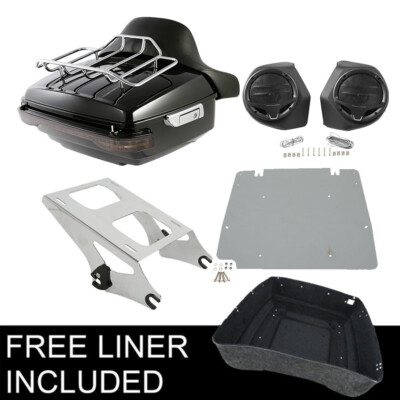 King Trunk Fit For Harley Touring Electra Road Street Glide 14-25
