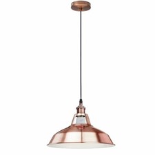 Vintage Industrial  Pendant Light Shade Hanging Metal lamp Copper  Ceiling light