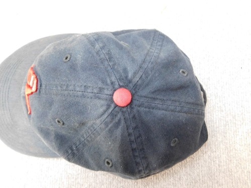'47 Boston Red Sox Hat Adjustable Strapback Stockings Logo Navy Distressed - Picture 2 of 13