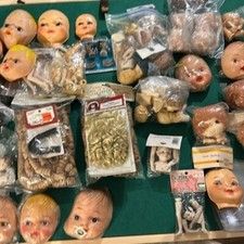 Lots of doll making items hair kits