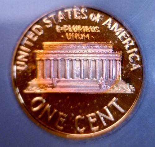 2002s ICG PRF 70 ERROR DEEP CAMEO Lincoln Cent NICE TONED Coin ZINC CORE SHOWING - Picture 9 of 13