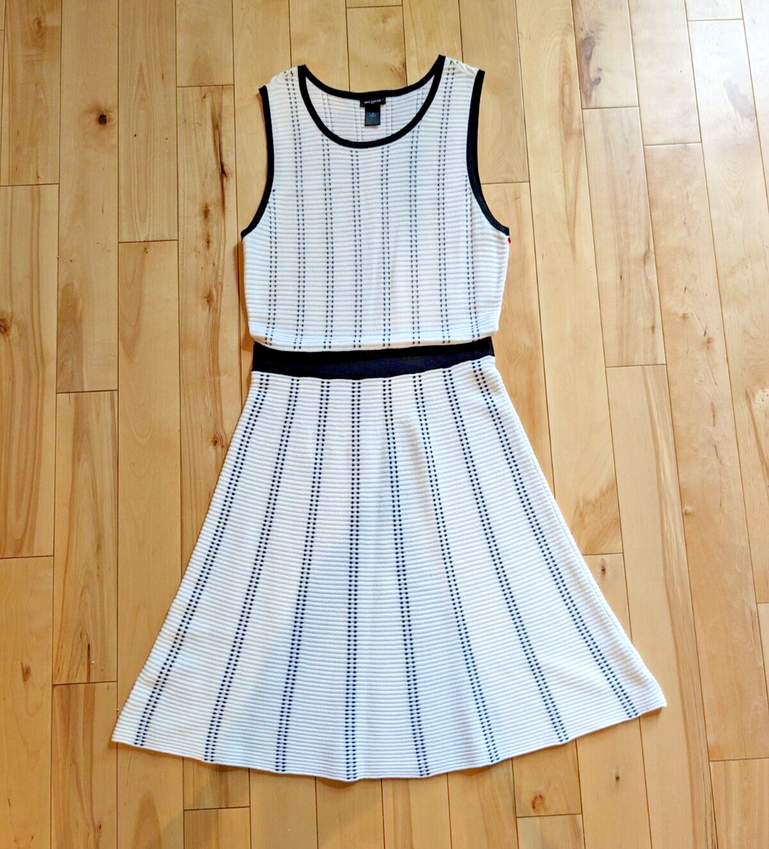 ann taylor striped flare dress Cream Lace Flower Maxi Dress – self-portrait-US