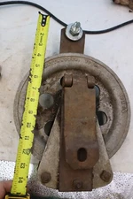 Vintage Sherman &Reilly Aluminum Stringing BLOCK PULLEY 10x1-3/4