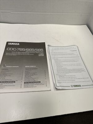 #ad #ad Yamaha CDC 765 665 565 Natural Sound CD Player Owner’s Manual W Warranty OEM $6.63