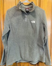 The North Face gray 1/4 zip sweatshirt womens S/P