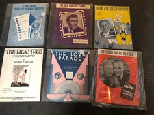 Vintage Sheet Music 1920-50 Lot