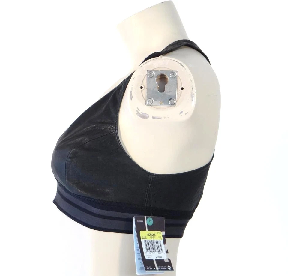 Sujetador deportivo especializado negro Nike 100 % cuero cordero nuevo con etiquetas $230 Foto 2 de 4