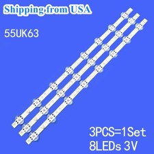 LED Strip 3 For LG 55UK6400PLF 55UK6200 55UK6470 55UK63 55UK6550PDB 55UK6300MLB