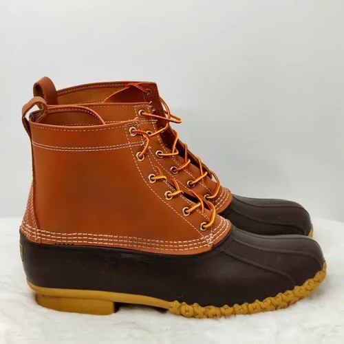 L.L. Bean Mens Bean 8'' Brown Leather 