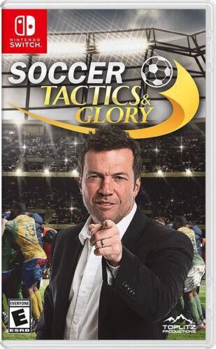 Football Tactics & Glory Switch juego Nintendo Key Code Edition DEU Y UE *NUEVO - Imagen 1 de 9