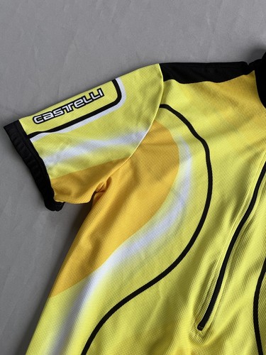 Castelli Cycling Yellow Jersey sz M - Picture 5 of 12