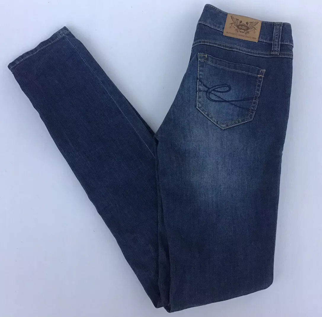 Esprit EDC Skin Blue Denim Jeans Size 26 approx AU 8 Cupid Casual Comfortable