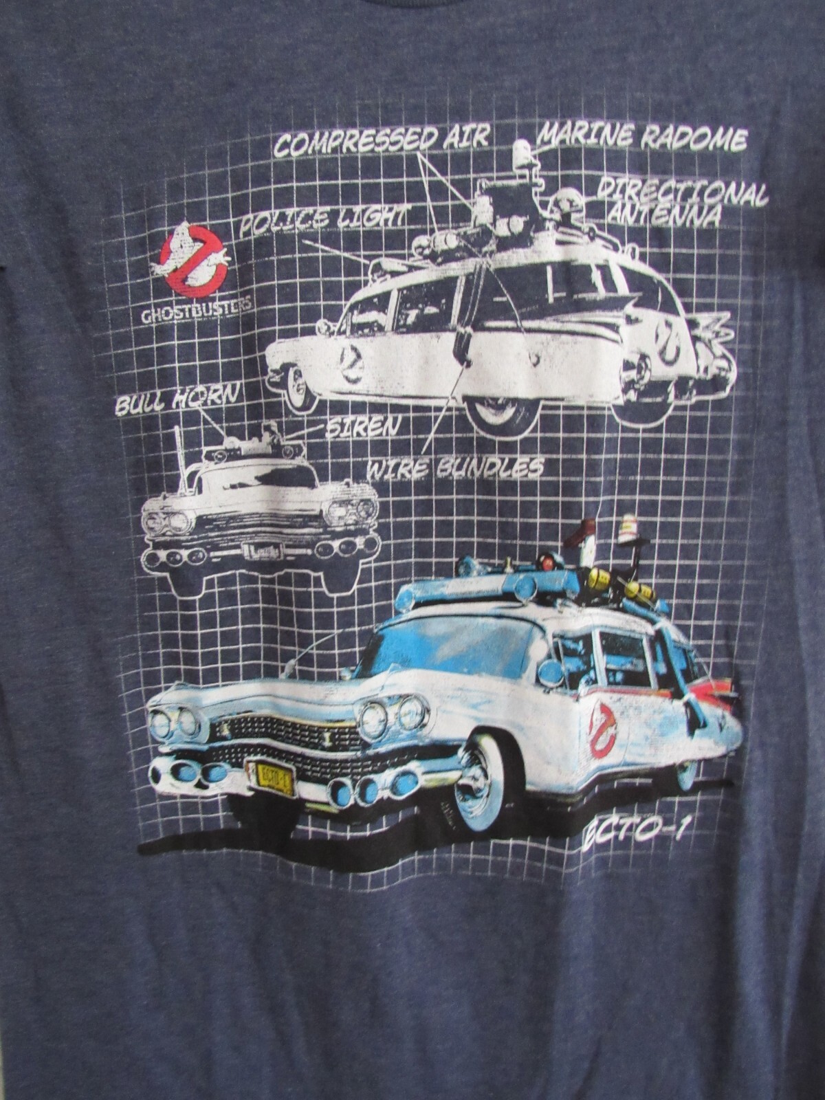 Mad Engine Ghostbusters Ecto-1 Graphic Tee Shirt … - image 2