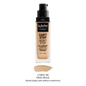 NYX Professional Makeup Can't Stop Won't Stop - Full Coverage Foundation -