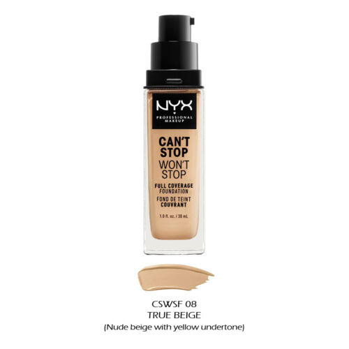 1 NYX Can't Stop Won't Stop Full Coverage Foundation "Pick Your 1 Color" *Joy's* - Picture 17 of 34