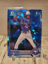 NON AUTO 2022 Bowman Chrome 1st Samad Taylor Sapphire Refractor Blue ROOKIE C2