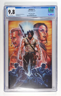 BRZRKR #1J  1:50 Retailer Incentive Virgin Variant CGC 9.8 White Pgs. 2021 Boom!