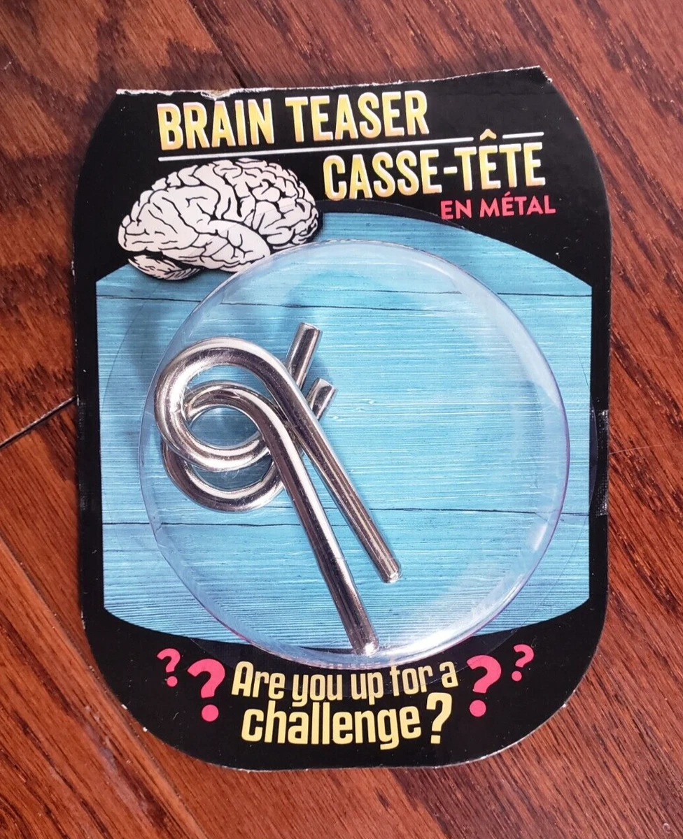 Cassetête en métal 6 cassetête cassetete, casse tete adulte