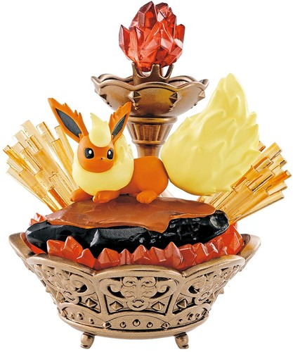 RE-MENT Pokemon Gemstone Collection Mini Figure Diorama Toy #2 Flareon Booster - Picture 2 of 10
