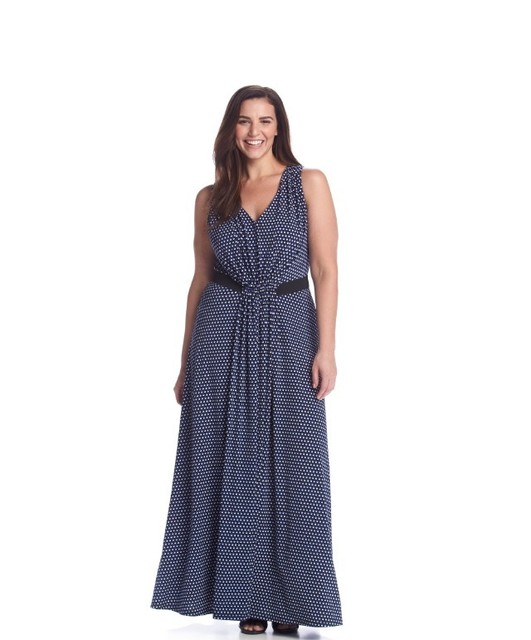 michael kors pleated maxi dress