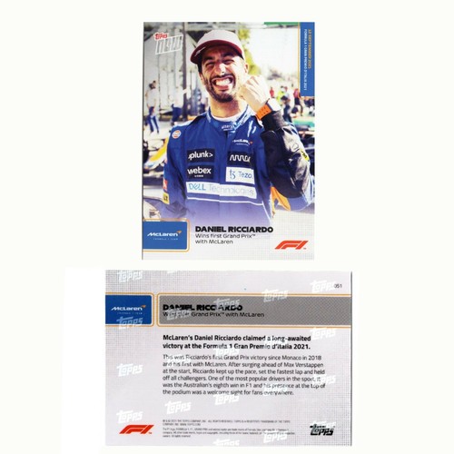 TOPPS NOW F1 CARDS NUMBERS 01-89 FORMULA 1 2021 TRADING CARDS- CHOOSE FROM LIST - Picture 52 of 76