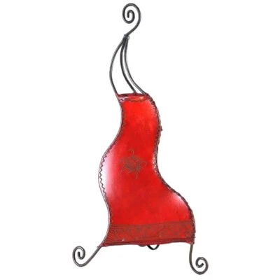 Orientalische Marokkanische Stehlampe Leder Lampe Hennalampe Lederleuchte  - Bild 1 von 4