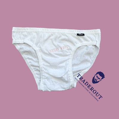 H.E.Arts custom embroidery Daddy's boy Men Jockey cotton THIN bikini underwear