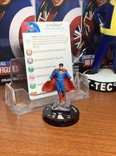 Heroclix Justice League Trinity War set Superman 050 Super Rare figure with card