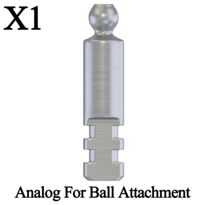 #ad 1pcs Dental Analog For Ball Attach ment Lab Fixture Prosthetic $15.00