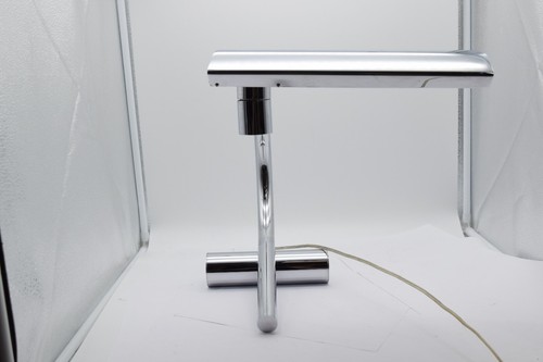 Vintage Mid Century Modern Chrome Swivel Swing Arm Articulating Desk Table Lamp - Picture 3 of 11