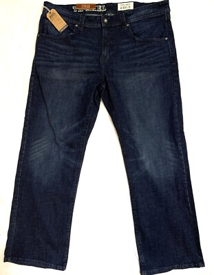 TK Axel Jeans Mens 40x32 Slim Boot Cut Stretch Pocket Denim