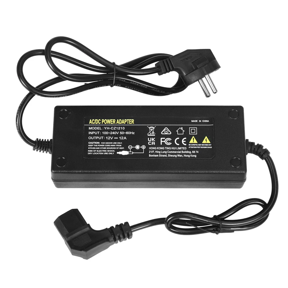 12V 12A 110W Dieselheizungsadapter Netzkabel AC to DC 100V-240V auf 12V Netzteil - Bild 2 von 4