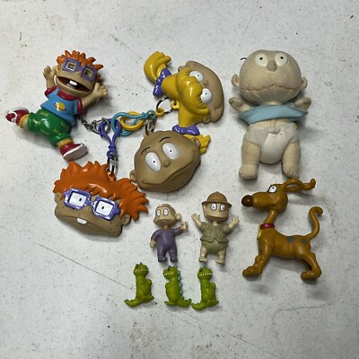 Lot Of 11 Vintage Viacom 90s Nickelodeon RUGRATS Toys Banks