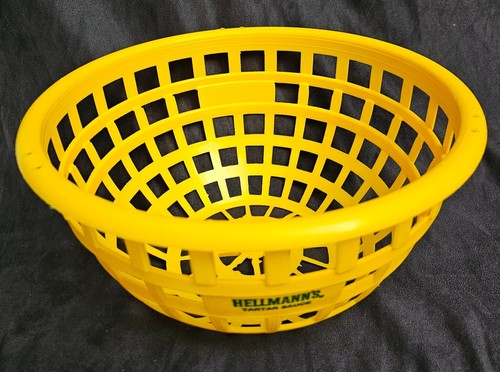 Hellmann's Tartar Sauce Yellow Basket Display Lemons Plastic 12"x6" Rare VGUC - Picture 3 of 6